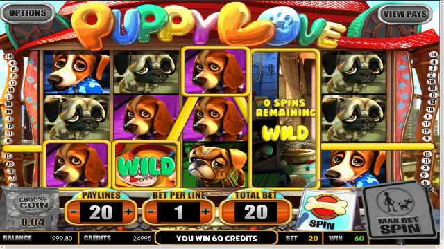 Бонусная игра Puppy Love 3