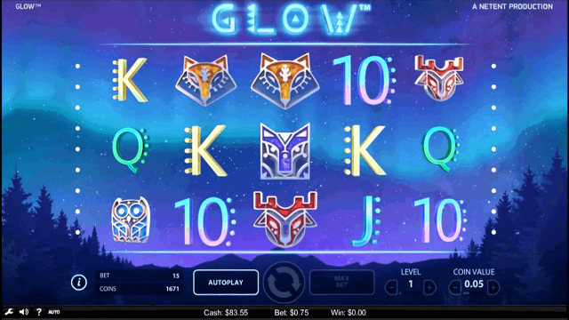 Бонусная игра Glow 5