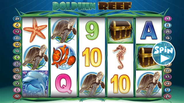 Характеристики слота Dolphin Reef 1